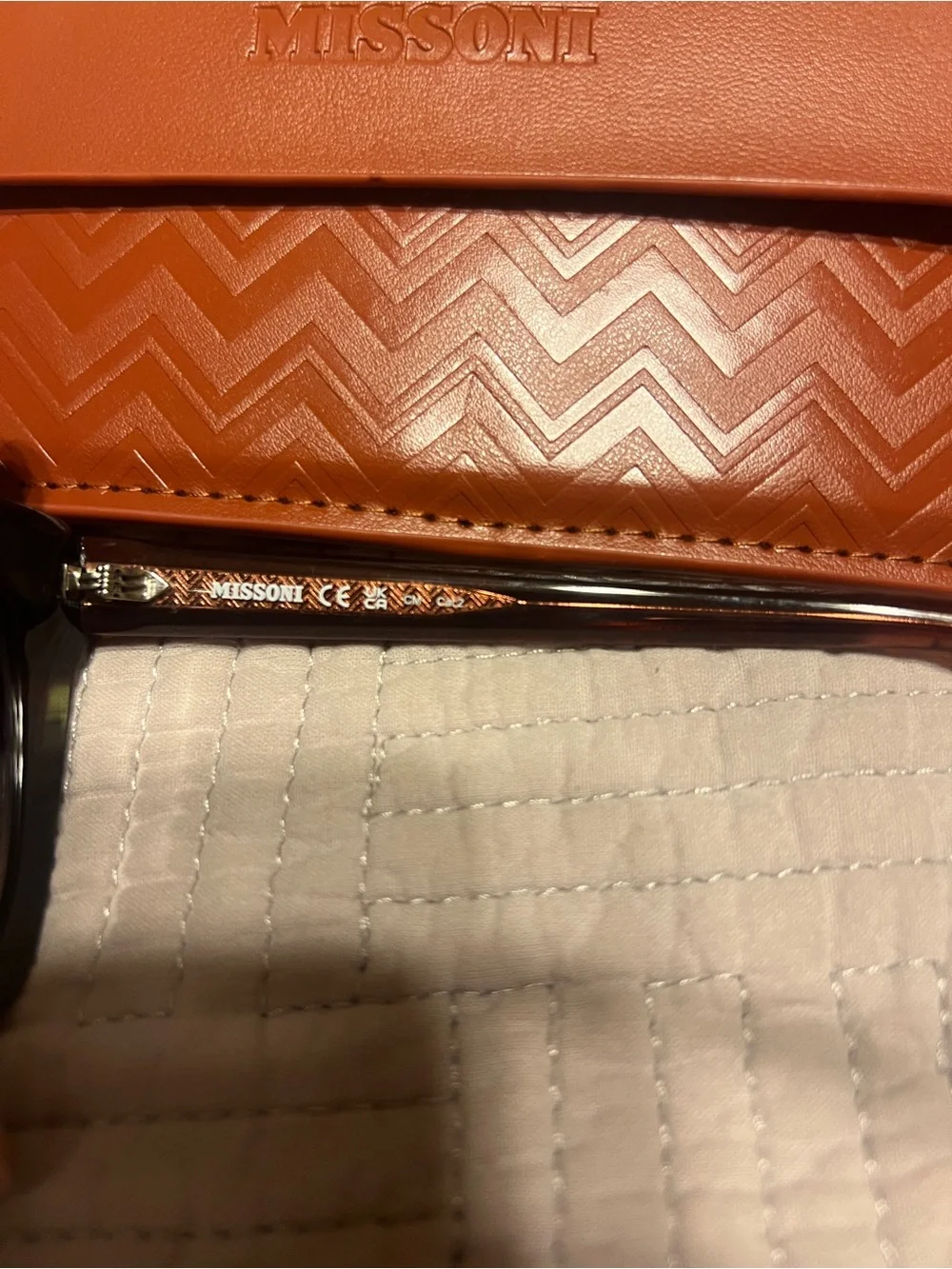 Missoni Oversized Cat-Eye Sunglasses with Brown Gradient Lenses